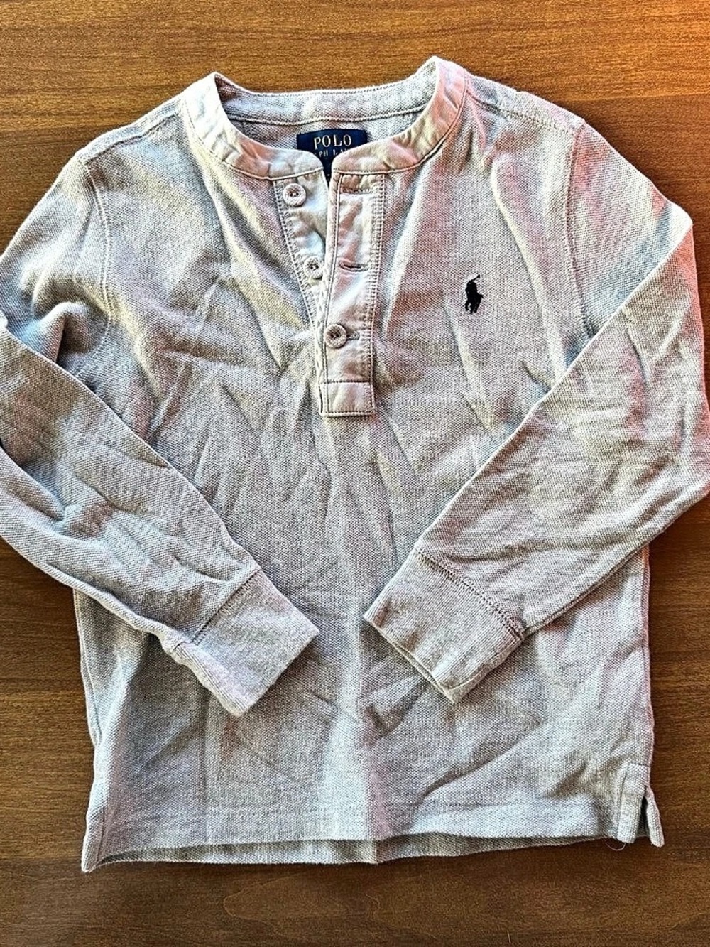 Polo Ralph Lauren Long Sleeve Henley Boys Size 4